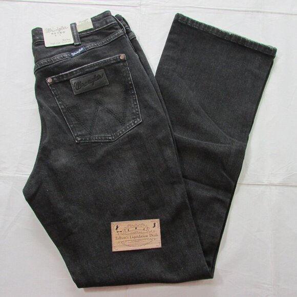 Wrangler Retro Women's Bailey High Rise Bootcut Jeans Rachel Black Wash - Picture 3 of 5